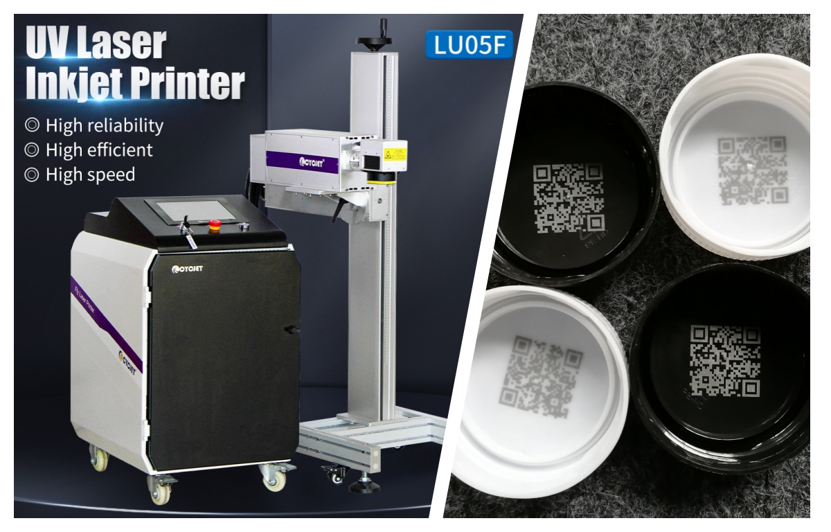CYCJET’s UV Laser Marking Machine on Bottle Caps Ensures Product Safety and Enhances Brand Image